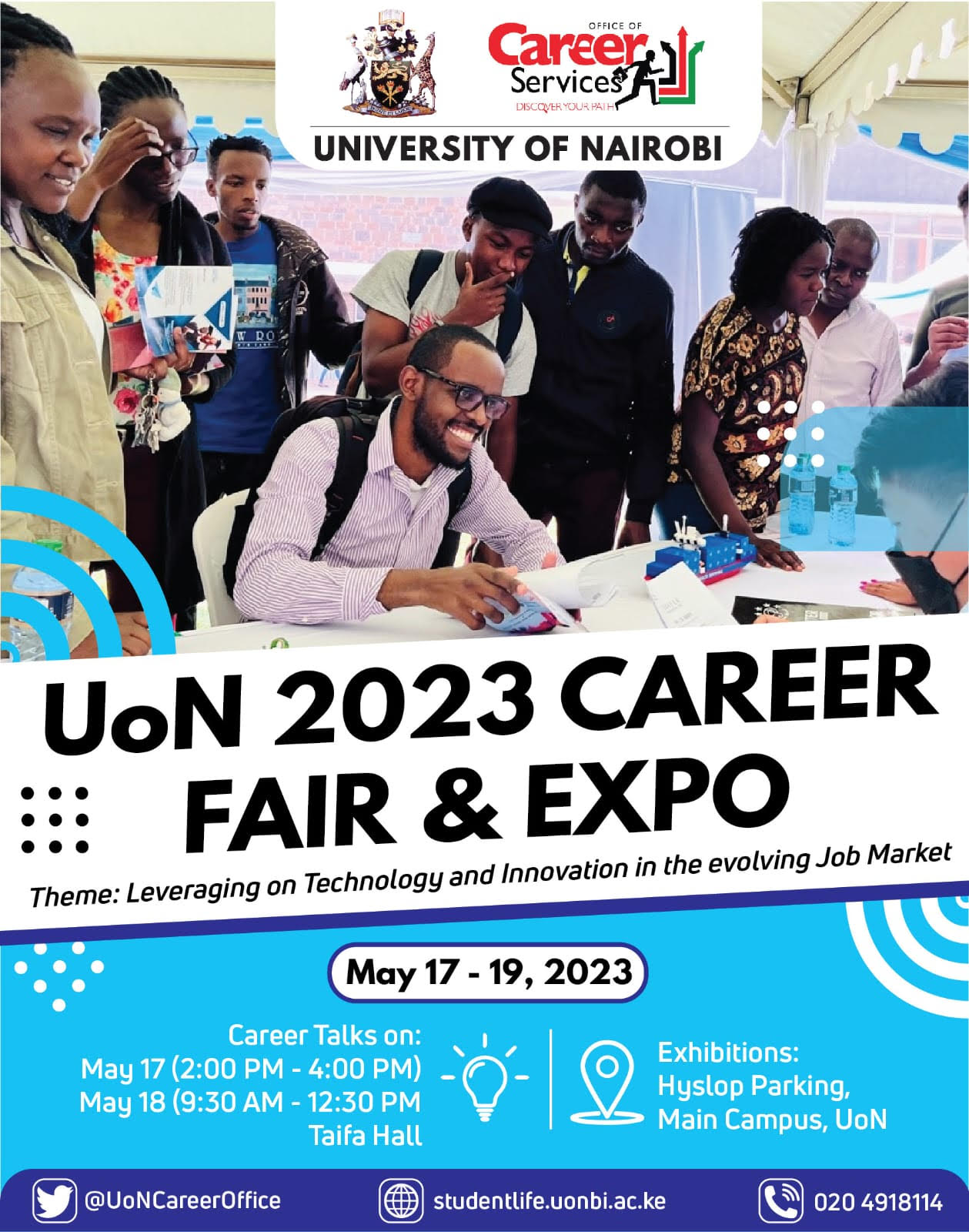 Invitation to the UoN 2023 Career, Job Fair and Nairobi Innovation Week