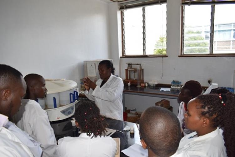 Nyeri TTI Students Academic Trip to Histopathology Lab 