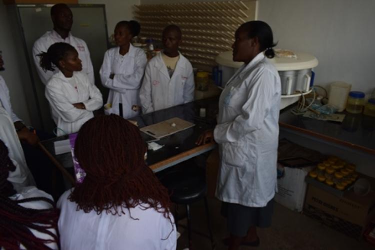 Nyeri TTI Students Academic Trip to Histopathology Lab 