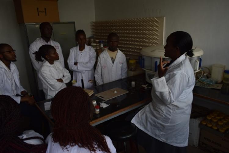 Nyeri TTI Students Academic Trip to Histopathology Lab 