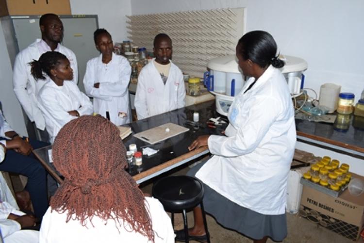 Nyeri TTI Students Academic Trip to Histopathology Lab 