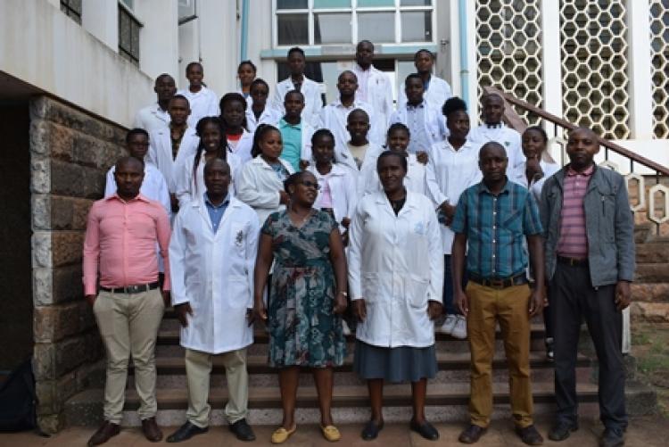 Nyeri TTI Students Academic Trip to Histopathology Lab 