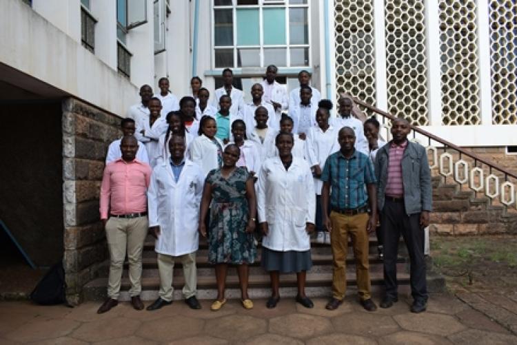 Nyeri TTI Students Academic Trip to Histopathology Lab 