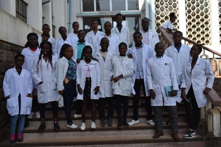 Nyeri TTI Students Academic Trip to Histopathology Lab 