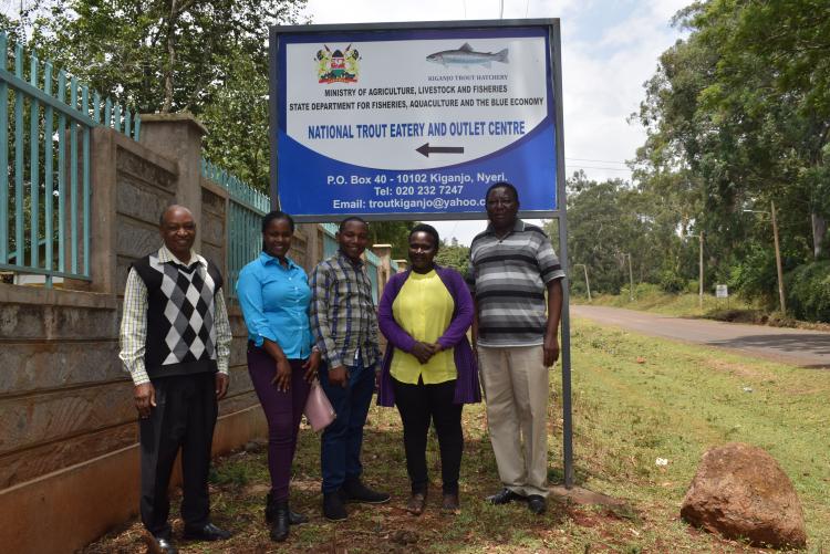 BVM IV Kiganjo National Trout Hatchery Academic Trip