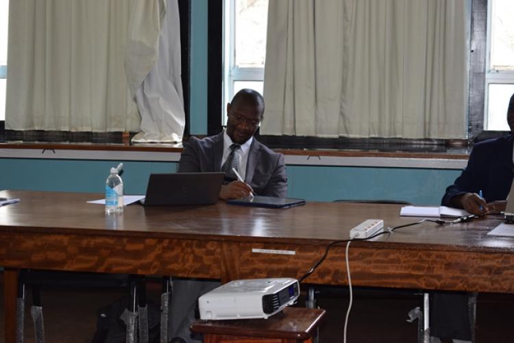 Prof. Nenene form University of Pretoria visits Vet.Pathology Dept