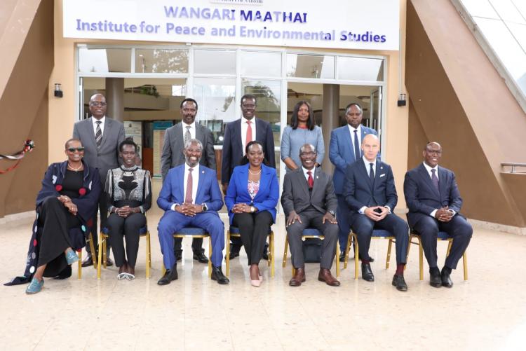 Official opening of the Wangari Maathai Institute for Peace and Environmental Studies