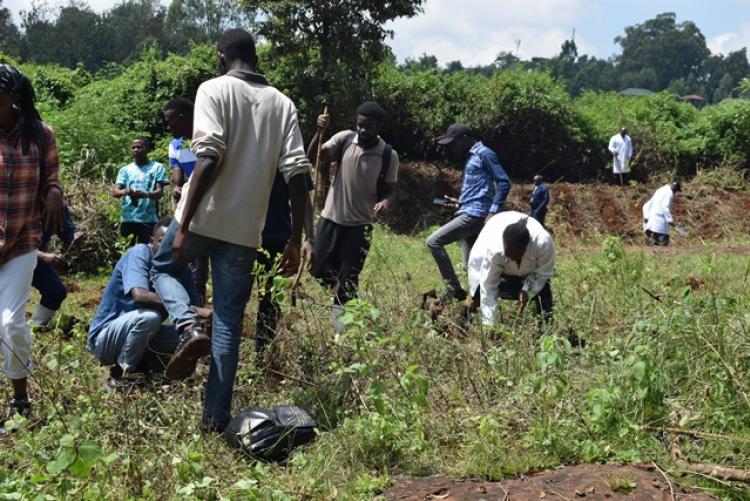 Vet. Pathology Tree Planting which took place at Kanyariri Farm on 17th April 202