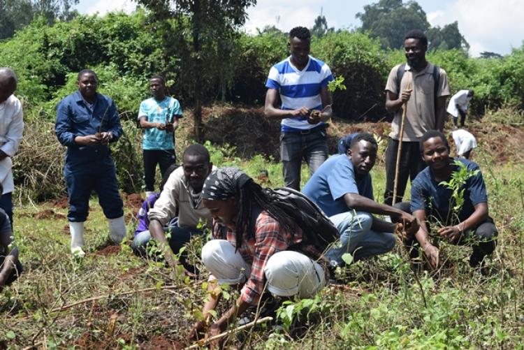 Vet. Pathology Tree Planting which took place at Kanyariri Farm on 17th April 202