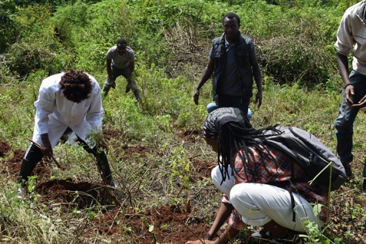 Vet. Pathology Tree Planting which took place at Kanyariri Farm on 17th April 202