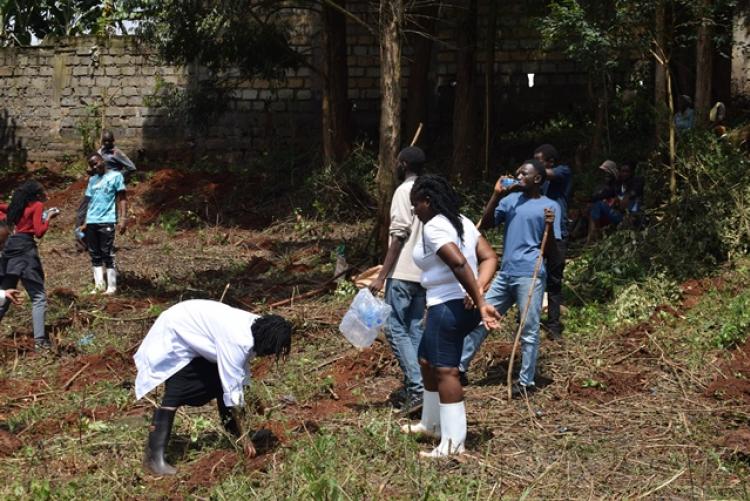 Vet. Pathology Tree Planting which took place at Kanyariri Farm on 17th April 202