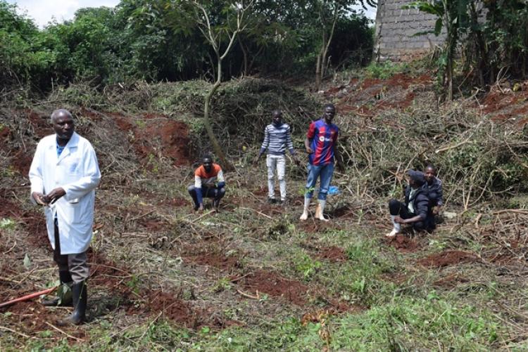 Vet. Pathology Tree Planting which took place at Kanyariri Farm on 17th April 202