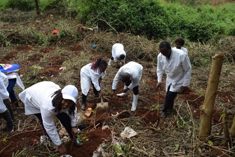 Vet. Pathology Tree Planting which took place at Kanyariri Farm on 17th April 202