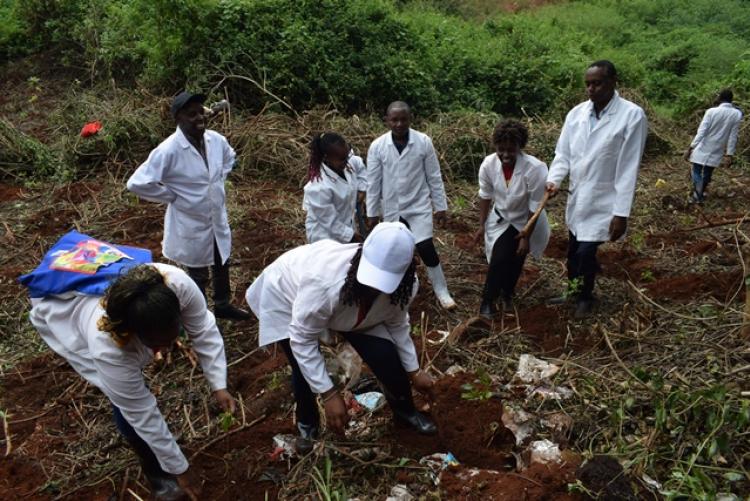 Vet. Pathology Tree Planting which took place at Kanyariri Farm on 17th April 202