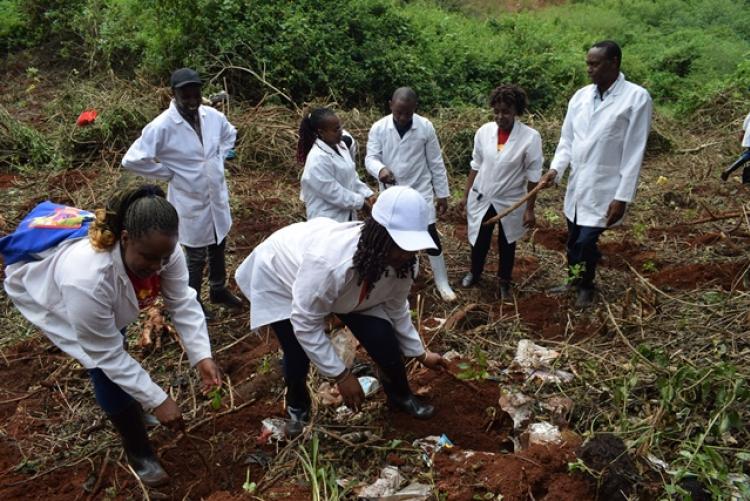 Vet. Pathology Tree Planting which took place at Kanyariri Farm on 17th April 202