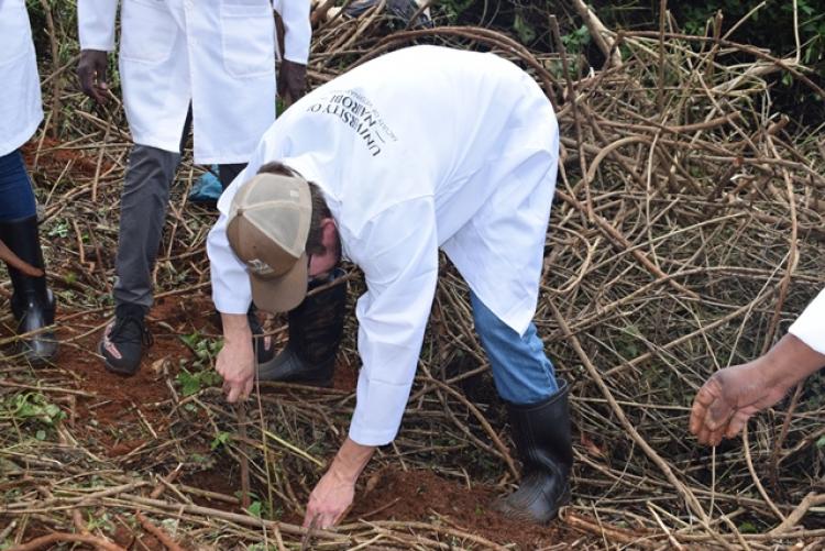 Vet. Pathology Tree Planting which took place at Kanyariri Farm on 17th April 202