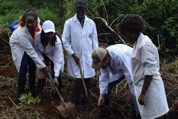 Vet. Pathology Tree Planting which took place at Kanyariri Farm on 17th April 202