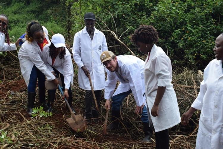 Vet. Pathology Tree Planting which took place at Kanyariri Farm on 17th April 202