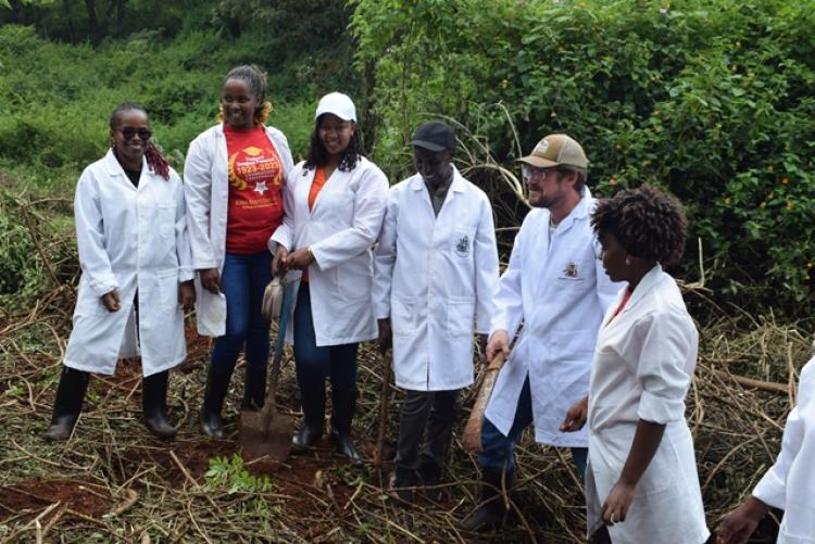 Vet. Pathology Tree Planting which took place at Kanyariri Farm on 17th April 202