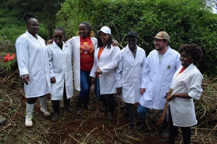 Vet. Pathology Tree Planting which took place at Kanyariri Farm on 17th April 202