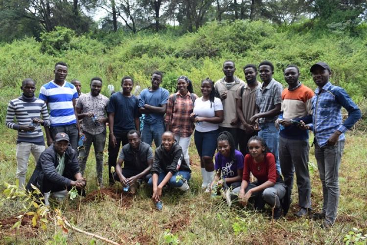 Vet. Pathology Tree Planting which took place at Kanyariri Farm on 17th April 202