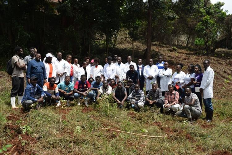 Vet. Pathology Tree Planting which took place at Kanyariri Farm on 17th April 202