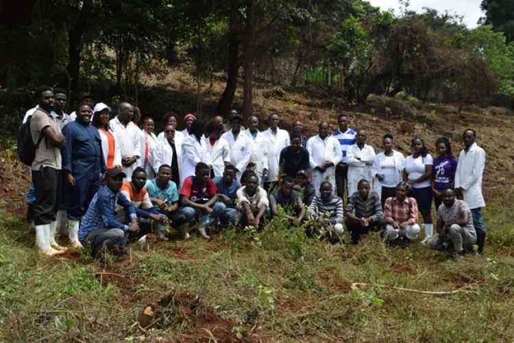 Vet. Pathology Tree Planting which took place at Kanyariri Farm on 17th April 202