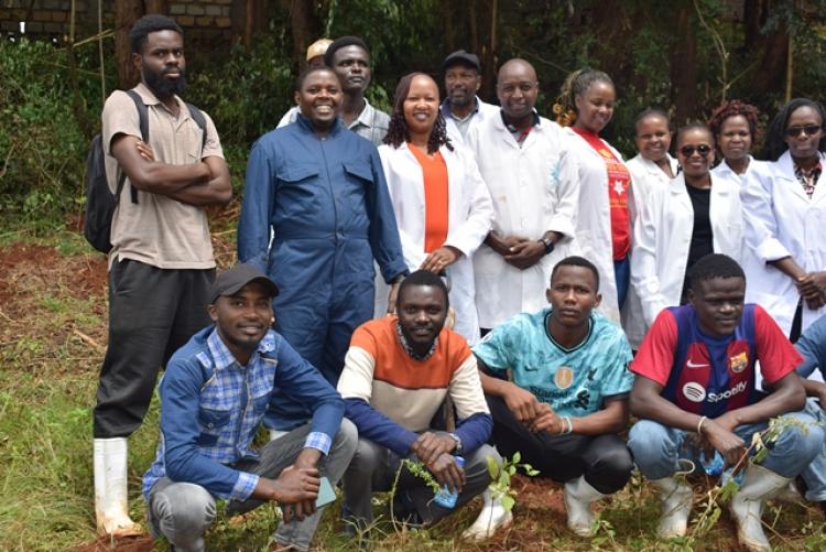 Vet. Pathology Tree Planting which took place at Kanyariri Farm on 17th April 202