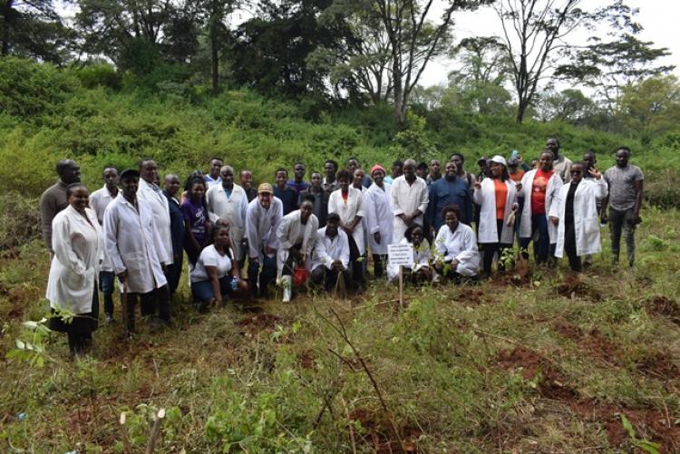 Vet. Pathology Tree Planting which took place at Kanyariri Farm on 17th April 202