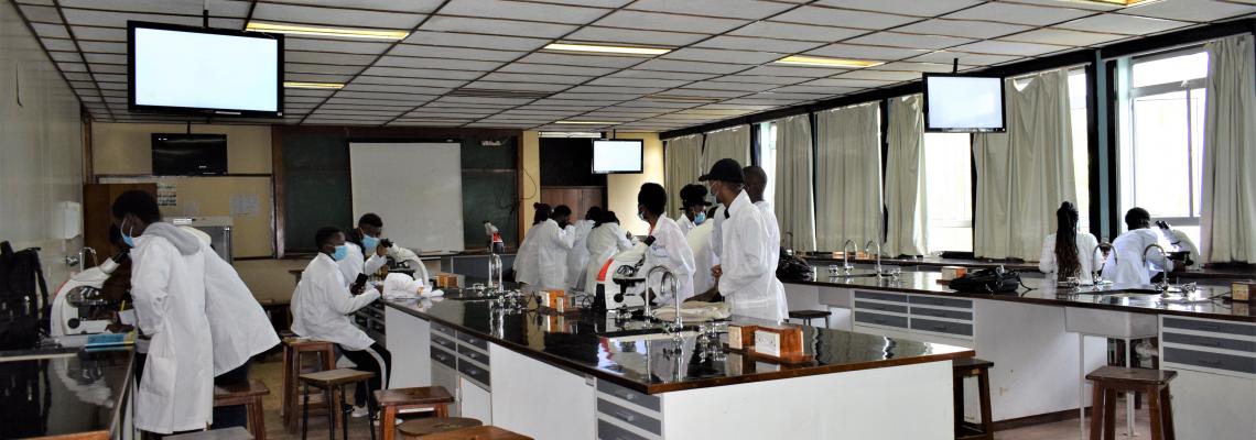 Pathology Students Teaching Lab