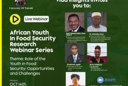 AFRICAN YOUTH IN FOOD SECURITY RESEARCH WEBINAR